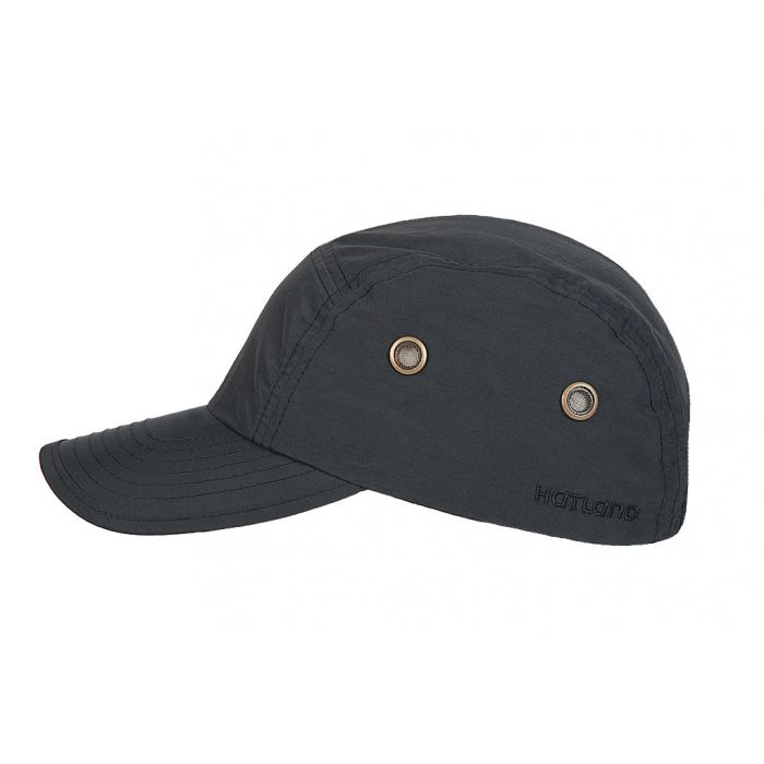 Hatland - Water-resistant UV Baseball cap for men - Reef - Black